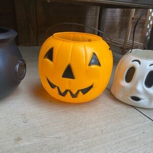 Vintage blow mold bundle of three